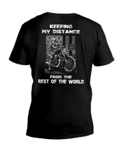 Keeping Distance V-Neck T-Shirt thumbnail