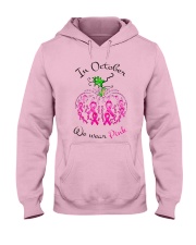 In October we wear pink Hooded Sweatshirt tile