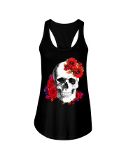 SKULL FLOWER 13 Ladies Flowy Tank front