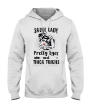Skull lady Hooded Sweatshirt front
