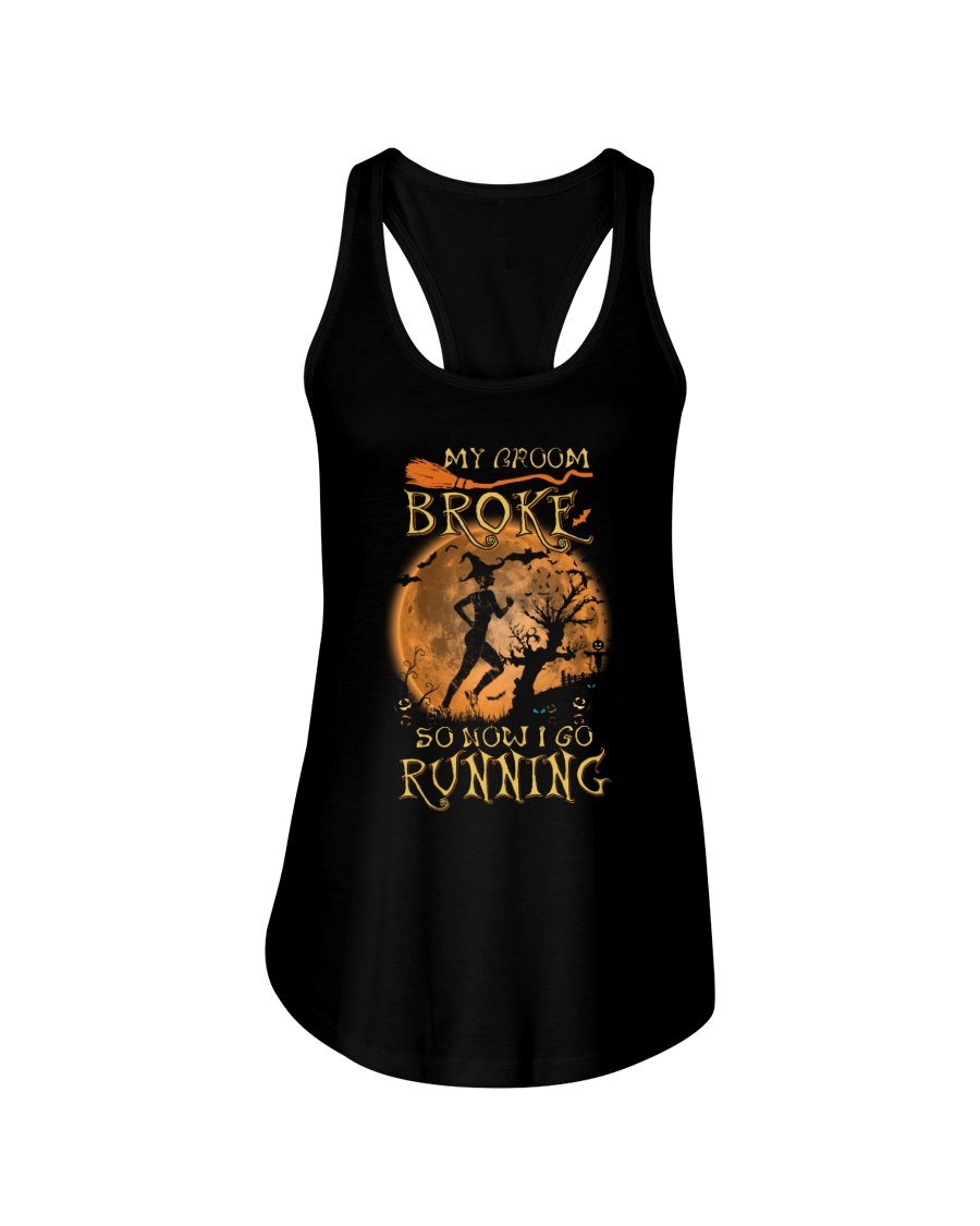 BROKE RUNNING Ladies Flowy Tank
