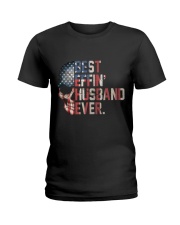 AMERICAN THE BEST HUSBAND Ladies T-Shirt tile