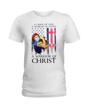 WOMAN OF FAITH Ladies T-Shirt thumbnail