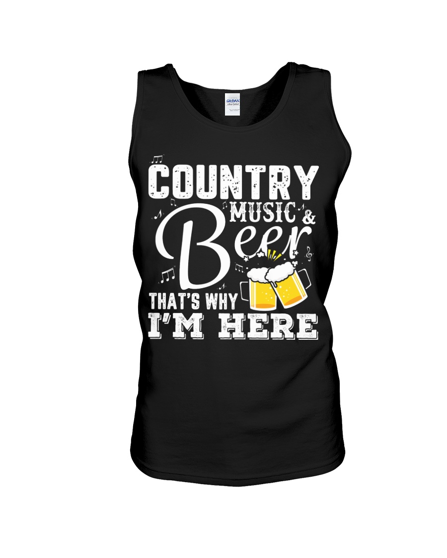 COUNTRY MUSIC BEER Unisex Tank