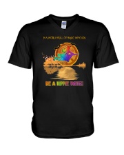 BE A HIPPIE WITCH V-Neck T-Shirt thumbnail
