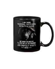 WOLF WATCHING T-SHIRT Mug thumbnail