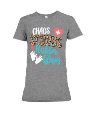 CHAOS SCRUBS RUBBER NURSE Premium Fit Ladies Tee thumbnail