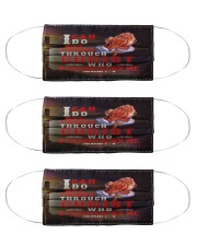 I Can Do All Things Through Christ Cloth Face Mask - 3 Pack front