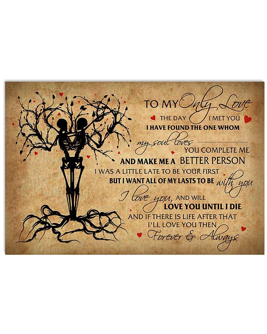 Skeleton tree 36x24 Poster