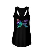 SHE WHISPERED BACK BLACK Ladies Flowy Tank thumbnail
