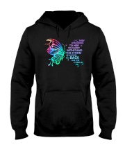SHE WHISPERED BACK BLACK Hooded Sweatshirt thumbnail