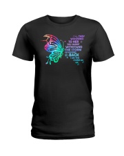 SHE WHISPERED BACK BLACK Ladies T-Shirt thumbnail