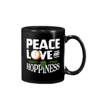 PEACE LOVE AND HOPPINESS Mug thumbnail
