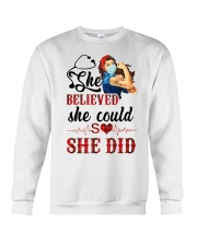 SHE DID T-SHIRT Crewneck Sweatshirt thumbnail