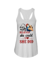 SHE DID T-SHIRT Ladies Flowy Tank thumbnail