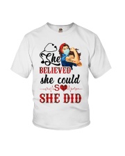 SHE DID T-SHIRT Youth T-Shirt thumbnail