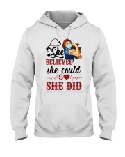 SHE DID T-SHIRT Hooded Sweatshirt thumbnail