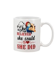 SHE DID T-SHIRT Mug thumbnail