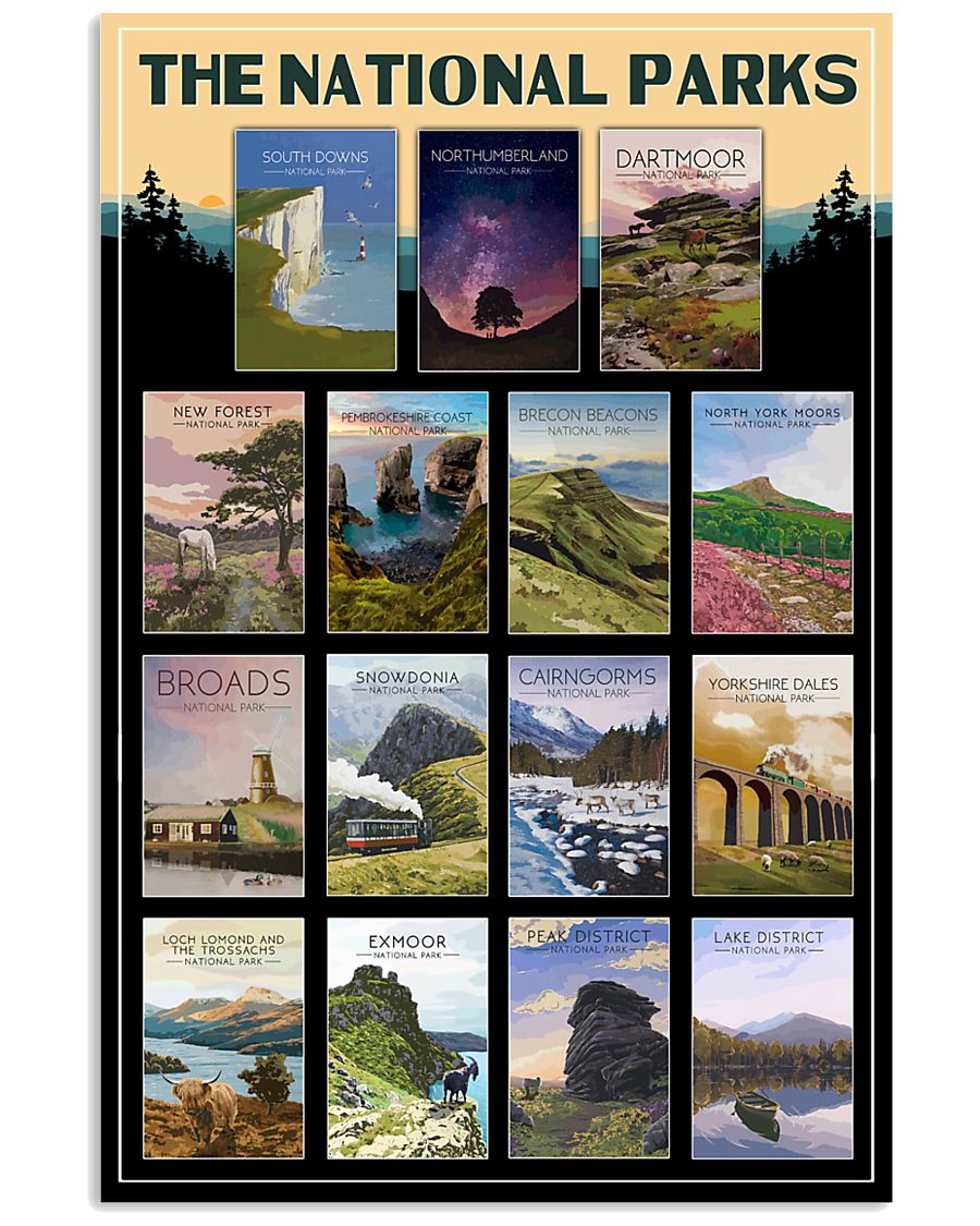 UK NATIONAL PARKS 16x24 Poster