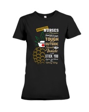 PINEAPPLE NURSES Premium Fit Ladies Tee front