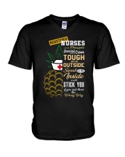 PINEAPPLE NURSES V-Neck T-Shirt thumbnail