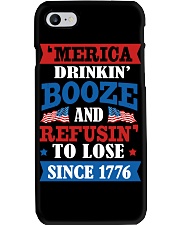 DRINKIN' BOOZE AND REFUSIN' TO LOSE Phone Case tile