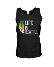 Life is brewtiful Unisex Tank thumbnail