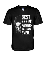 THE BEST FATHER-IN-LAW V-Neck T-Shirt tile