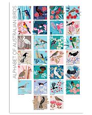 ALPHABET OF AUSTRALIAN BIRDS 11x17 Poster front