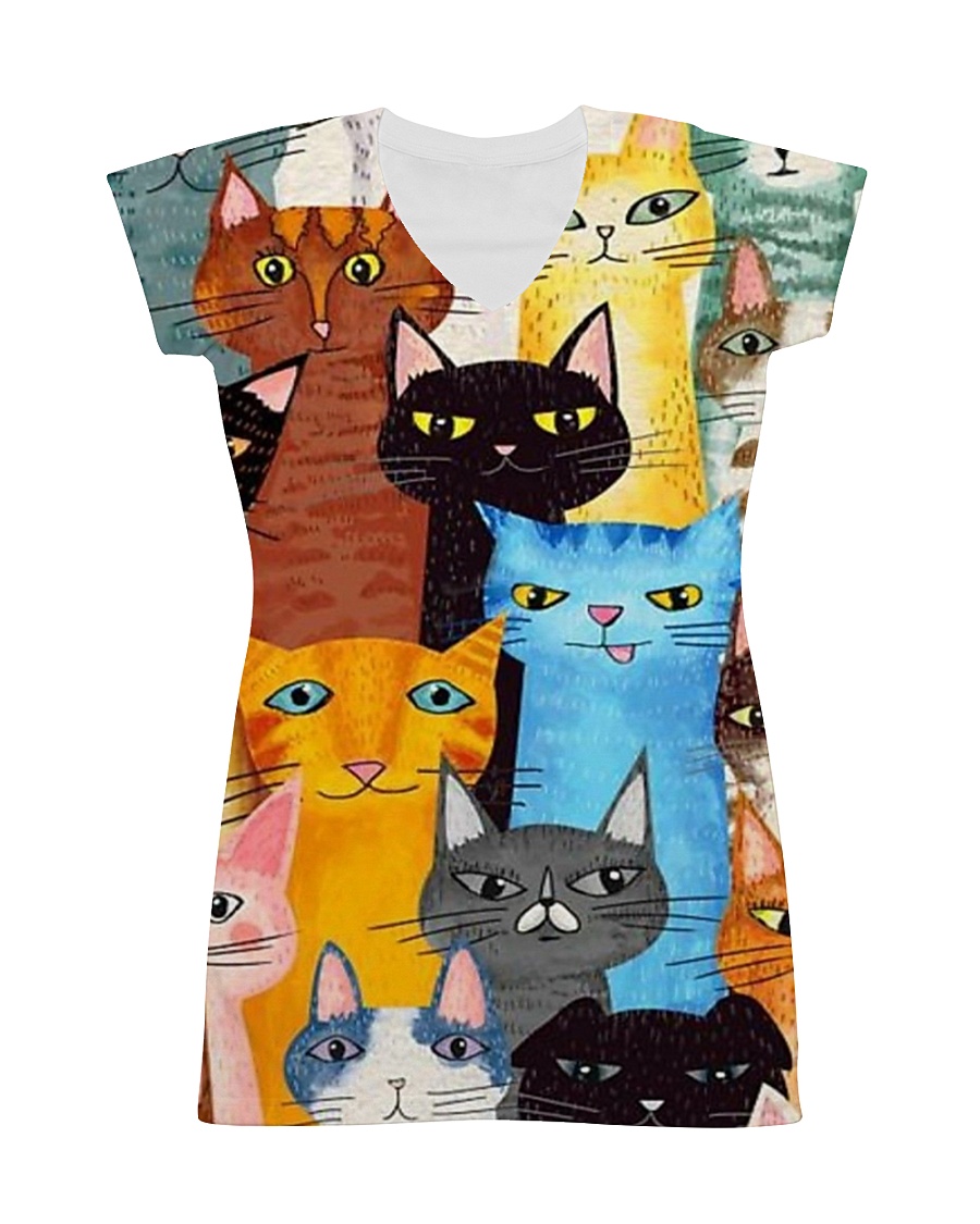 PERFECT DRESS 3D FOR CAT LOVERS All-over Dress