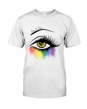 LOVE IS LOVE Classic T-Shirt front