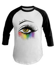 LOVE IS LOVE Baseball Tee tile