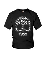 CAMPING SHIRT - SKULL Youth T-Shirt thumbnail