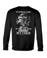 MY TATTOOS TELL A STORY Crewneck Sweatshirt thumbnail