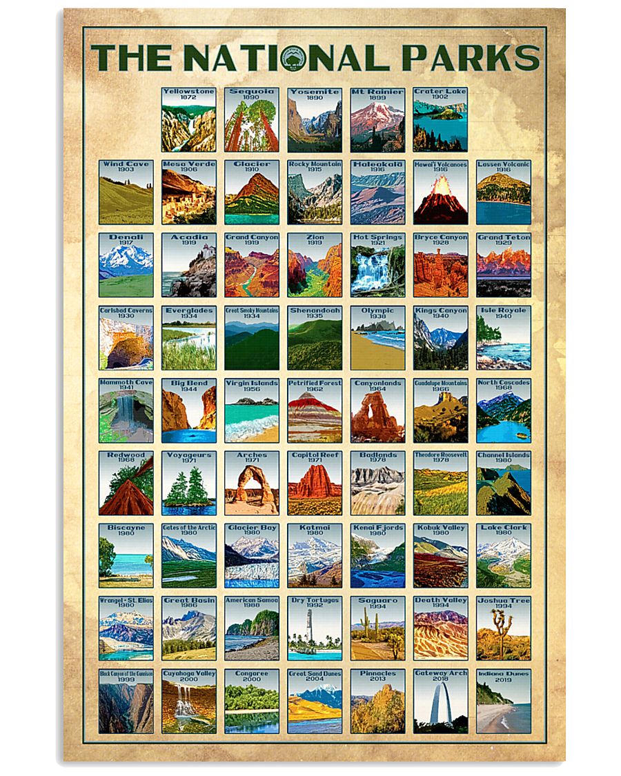 THE NATIONAL PARKS - o 24x36 Poster