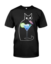 BLUE LAGOON COCKTAIL CAT Classic T-Shirt thumbnail