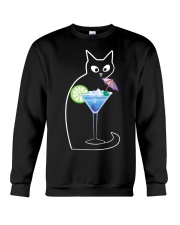 BLUE LAGOON COCKTAIL CAT Crewneck Sweatshirt thumbnail