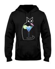 BLUE LAGOON COCKTAIL CAT Hooded Sweatshirt thumbnail
