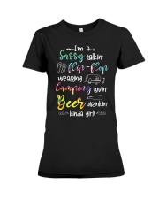 SASSY TALKIN KINDA GIRL Premium Fit Ladies Tee tile