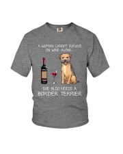 She Also Needs A Border Terrier Youth T-Shirt thumbnail