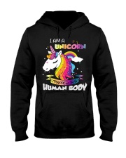I Am A Unicorn Hooded Sweatshirt thumbnail