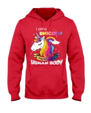 I Am A Unicorn Hooded Sweatshirt front