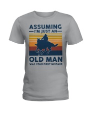 Assuming Ladies T-Shirt tile