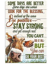 Some day are better Cow 11x17 Poster front
