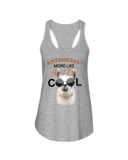 LLama Ladies Flowy Tank tile