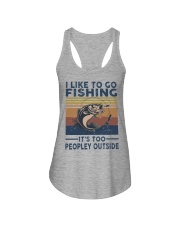 I lke to go Ladies Flowy Tank tile