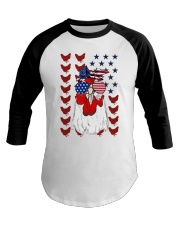 Flag--kute-chicken Baseball Tee tile