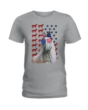 Flag--kute-horse Ladies T-Shirt tile