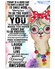 Poster Llama 11x17 Poster front