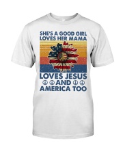 She's a good girl Classic T-Shirt front